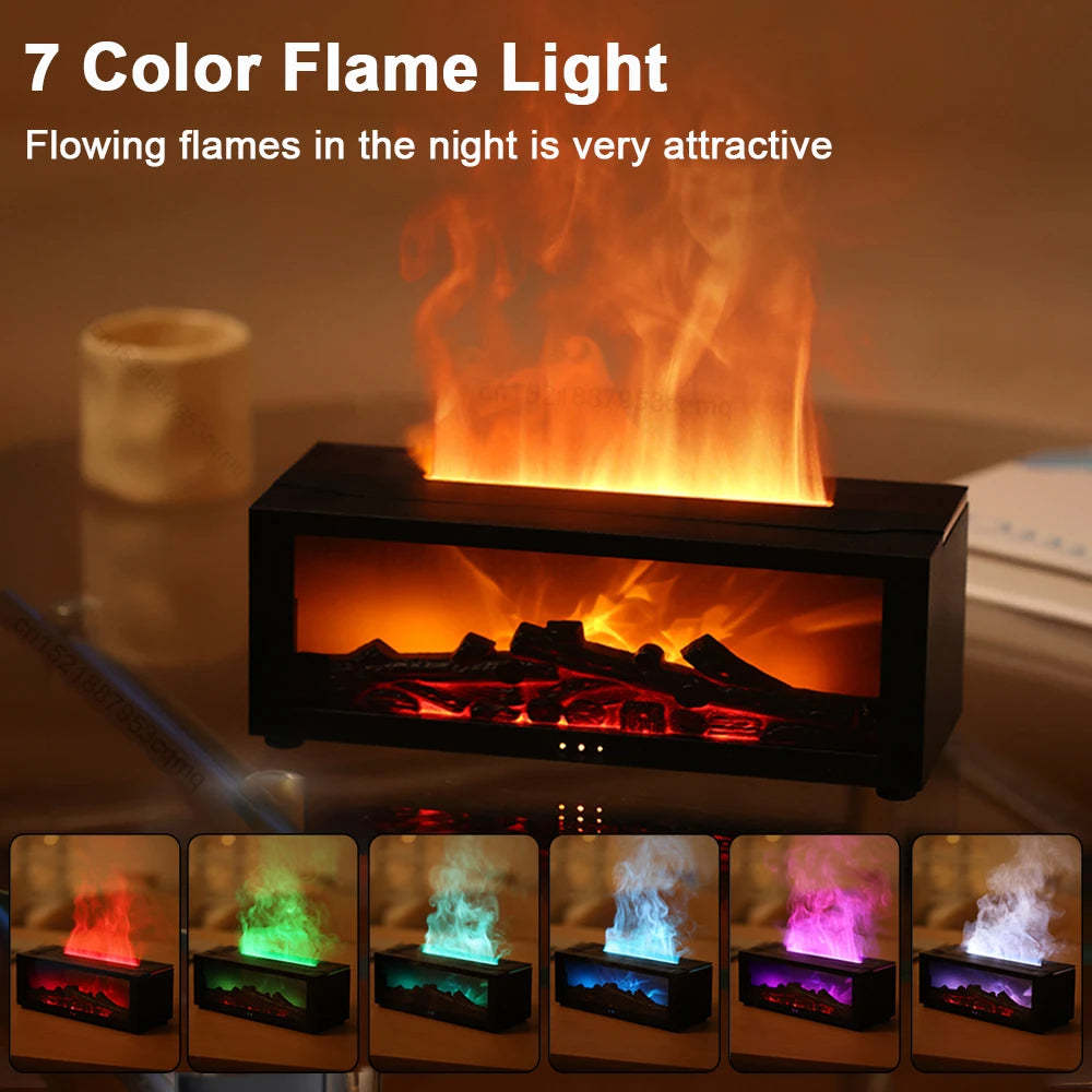 Flame Aroma  Humidifier/Essential Oil Diffuseur and Night Light