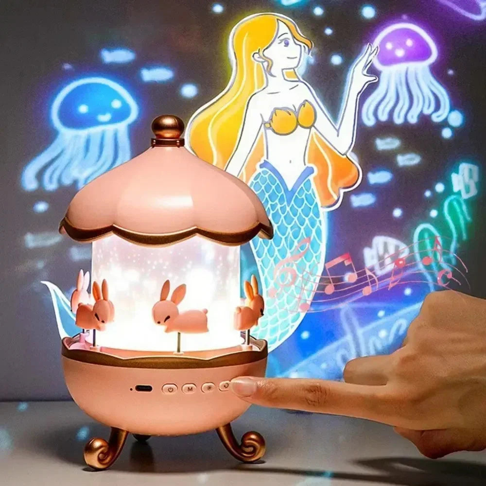 Film and Soothing Sounds Projector Night Lights for Kids