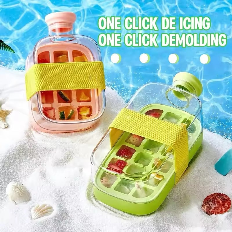 Cool Summer Ice Bottle-Icecube Refreshing Drink Bottle