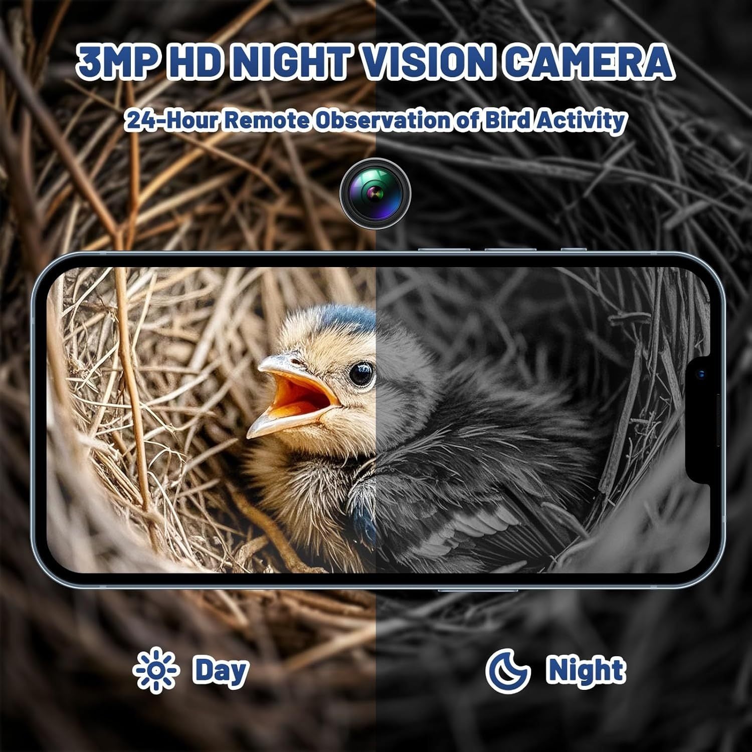 Smart Bird House, Bird Feeder With Camera