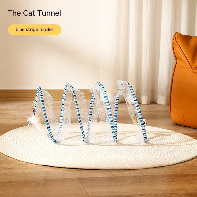 Self Play Cat Hunting Spiral Tunnel Toy