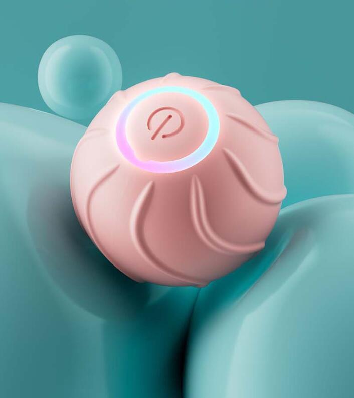 Interactive Motion Activated Rolling Ball Dog Toy