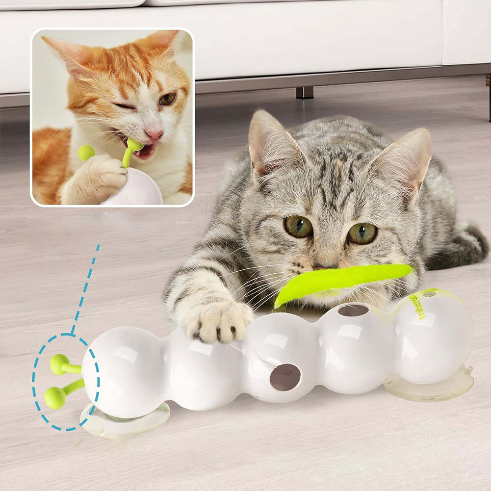 Smart Motion Cat Toy With Worm Design