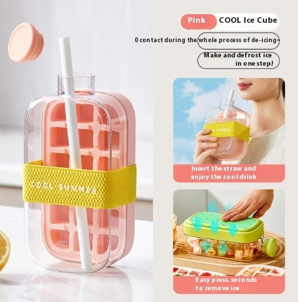Cool Summer Ice Bottle-Icecube Refreshing Drink Bottle