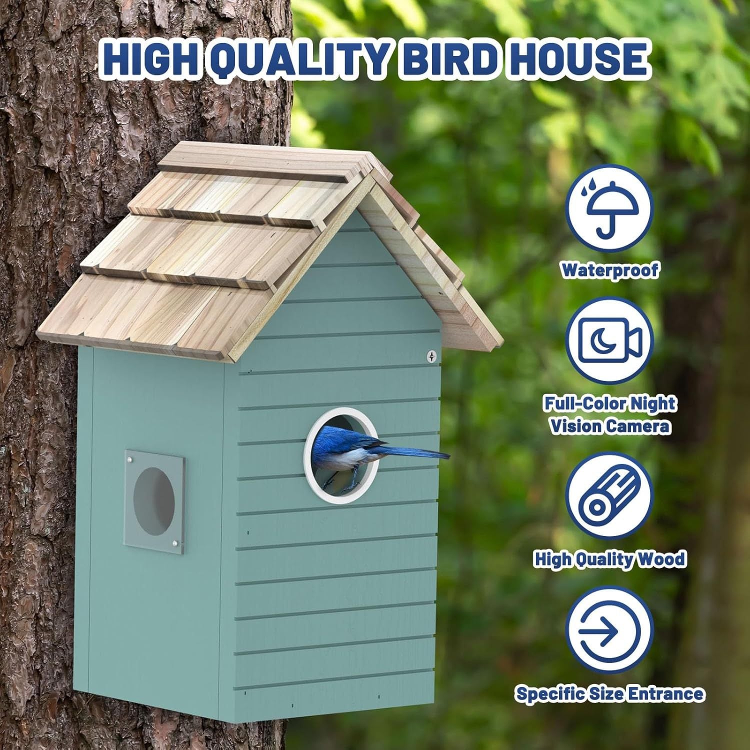 Smart Bird House, Bird Feeder With Camera