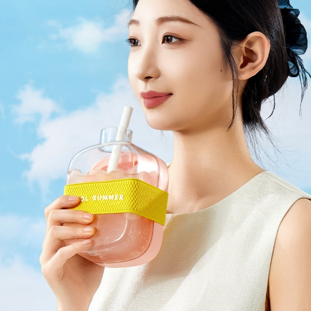 Cool Summer Ice Bottle-Icecube Refreshing Drink Bottle