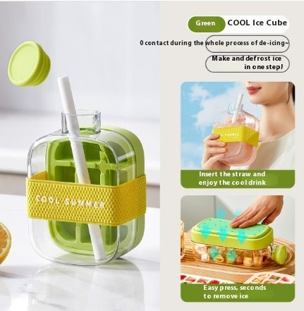 Cool Summer Ice Bottle-Icecube Refreshing Drink Bottle