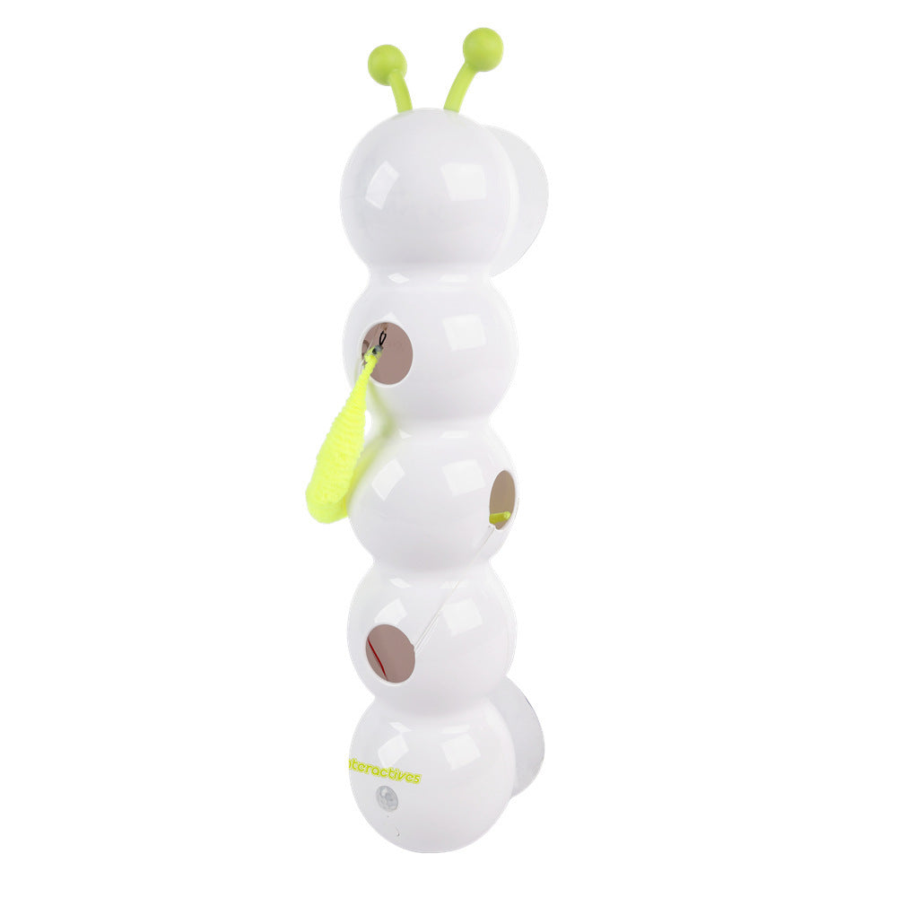 Smart Motion Cat Toy With Worm Design