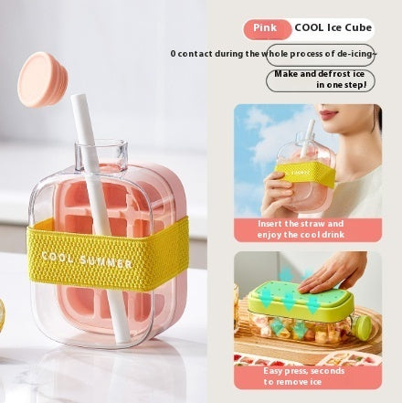 Cool Summer Ice Bottle-Icecube Refreshing Drink Bottle