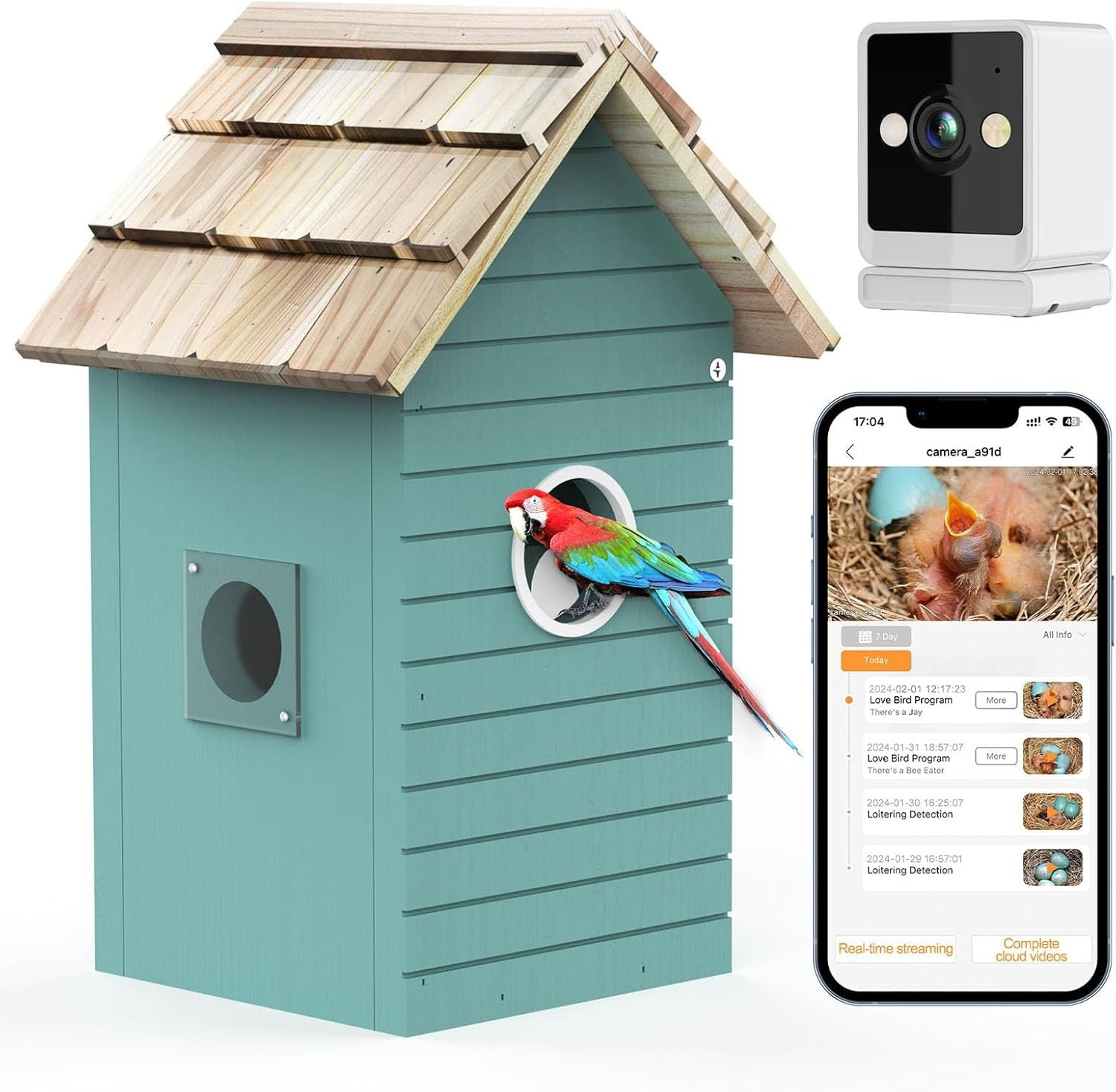 Smart Bird House, Bird Feeder With Camera