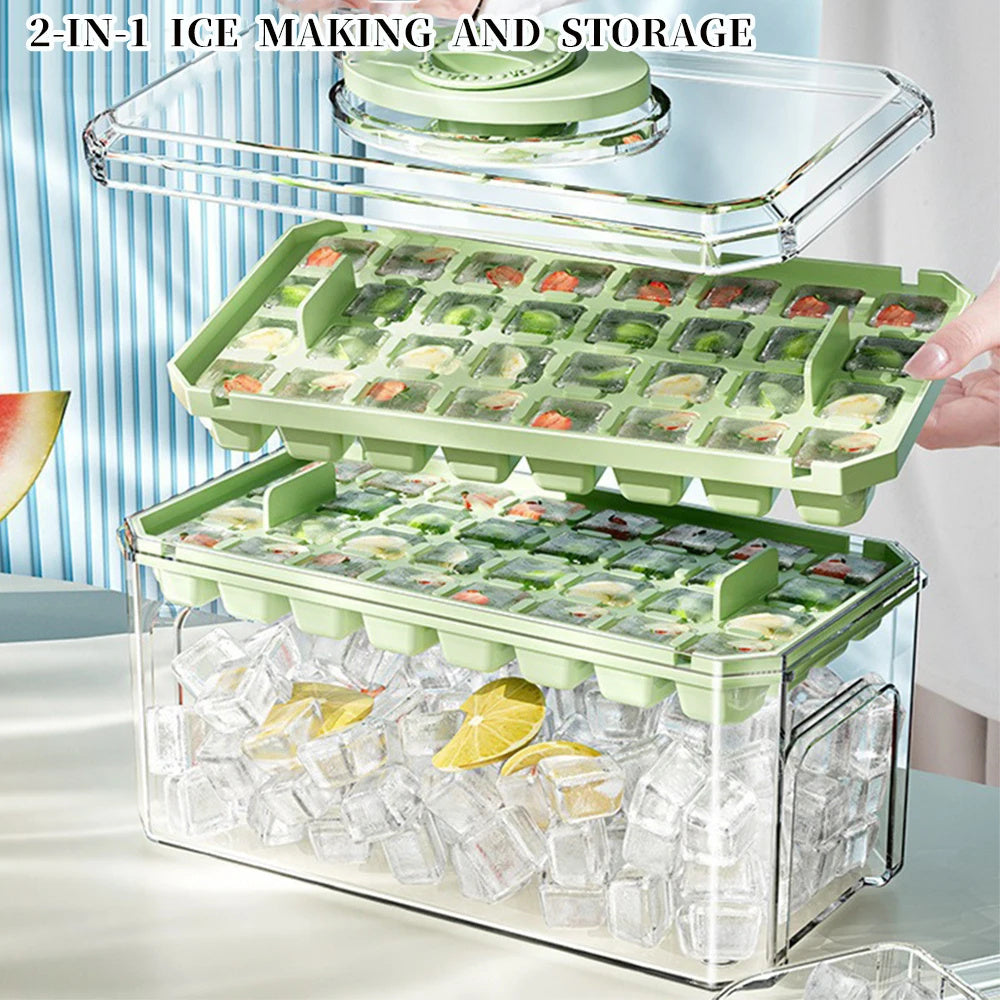 Press-Type Silicon Ice Cube Trays