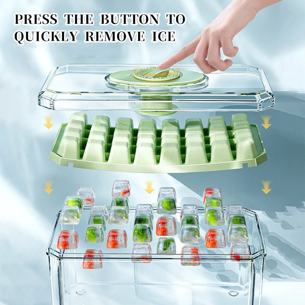 Press-Type Silicon Ice Cube Trays
