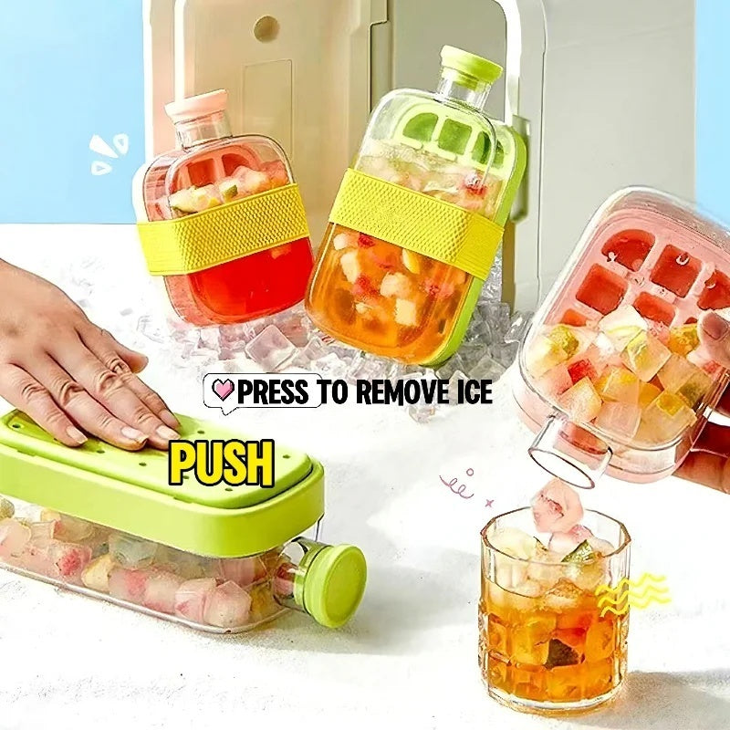 Cool Summer Ice Bottle-Icecube Refreshing Drink Bottle